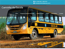 Tablet Screenshot of caminhodaescola.com.br
